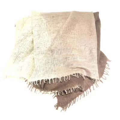 Alpo 1910 Women's Cashmere Ombre Scarf In Brown
