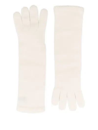 ALPO BEIGE SOLID KNITTED GLOVES