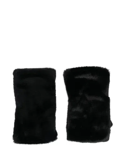 ALPO BLACK FINGERLESS GLOVES