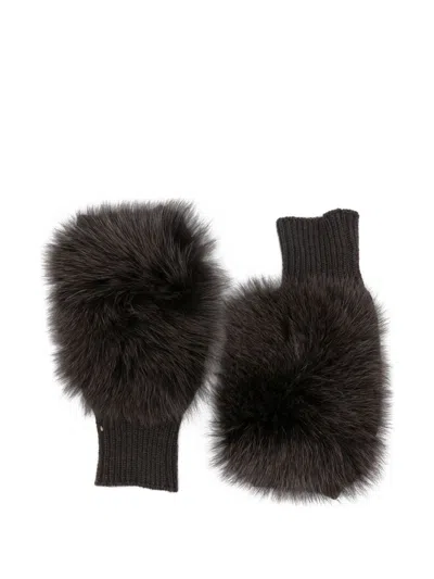 ALPO ALPO CASHMERE FUR GLOVES