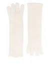 Alpo Cashmere Gloves In White