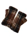 Alpo Check Motif Muffs