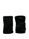 Alpo Faux-fur Gloves In Black