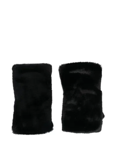 Alpo Black Fingerless Gloves