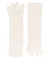 Alpo Cashmere Gloves In White