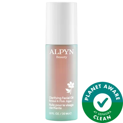 Alpyn Beauty Clarifying Facial Oil With Retinol & Pink Algae 1 oz / 30 ml In White