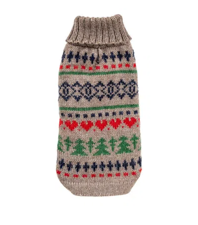 Alqo Wasi Alpaca-blend Dog Sweater In Neutral