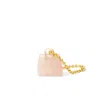 Already Mine Ny Women's Pink / Purple / Gold Rose Quartz Handbag Charm – A Touch Of Love & Harmony