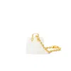 Already Mine Ny Women's White / Gold Quartz Handbag Charm – Clarity & Manifestation