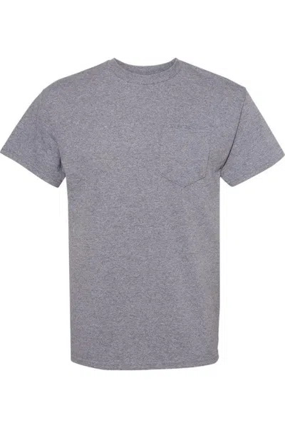 Alstyle Heavyweight Pocket T-shirt In Multi
