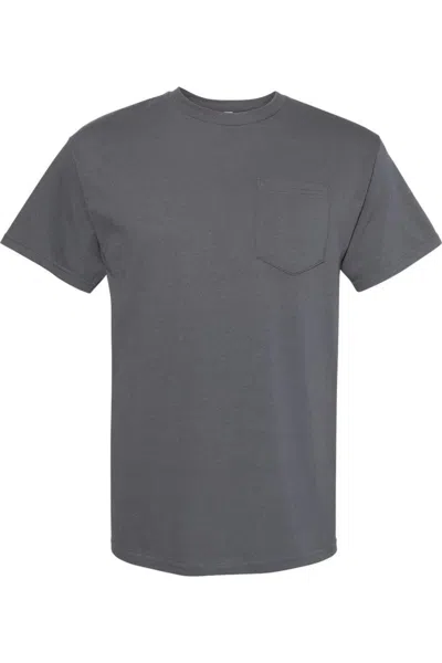 Alstyle Heavyweight Pocket T-shirt In Pink