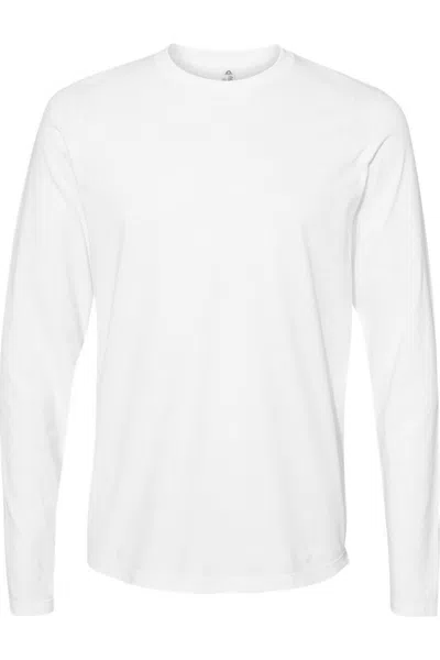 Alstyle Ultimate Long Sleeve T-shirt In White