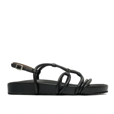 Alta Flora Sandals In Black
