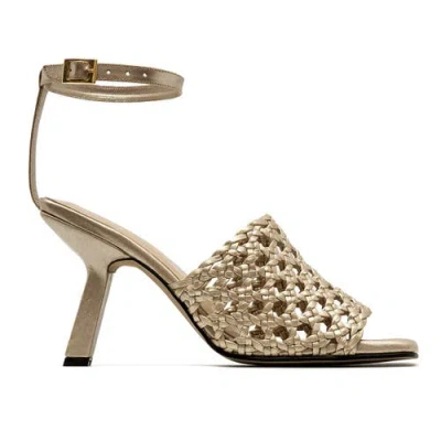 Alta Francca Sandals In Gold