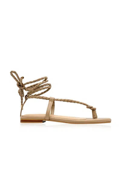 Alta Hera Almond Sandals In White