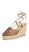 Alta Kaia Honey Platform Sandals Honey