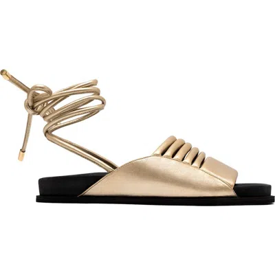 Alta Maltta Sandals In Gold