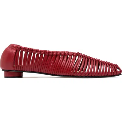 Alta Simone Craft Flats In Red