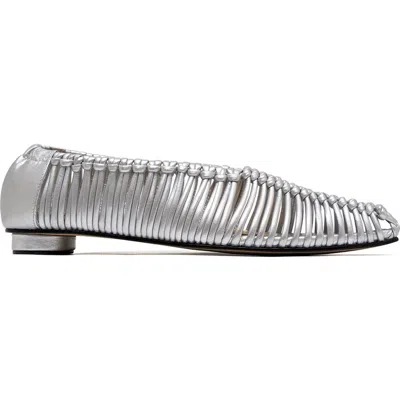 Alta Simone Craft Flats In Silver