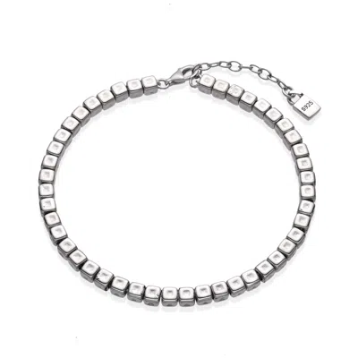 Altar™ Ornaments Co. Men's Cubix Bracelet In Silver
