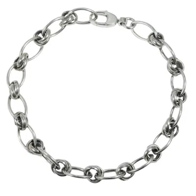 Altar™ Ornaments Co. Men's Glyph Bracelet In Silver