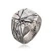 Altar™ Ornaments Co. Men's Grey / Silver Fractus Ring| Sterling Silver Shattered Texture Ring - Altar™ In Gray