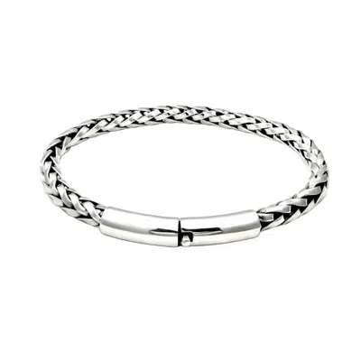 Altar™ Ornaments Co. Men's Helix Bracelet In Silver