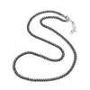 Altar™ Ornaments Co. Men's Silver / Grey Pikun Necklace| Oxidised Sterling Silver Textured Flower Link - Altar™ In Gray