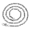 Altar™ Ornaments Co. Men's Vanguard Necklace| Sterling Silver Patterned Chain - Altar™ In Silver