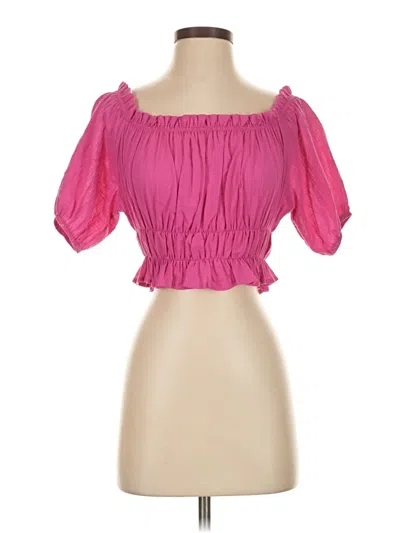 Pre-owned Altar'd State 3/4 Sleeve Blouse In Pink