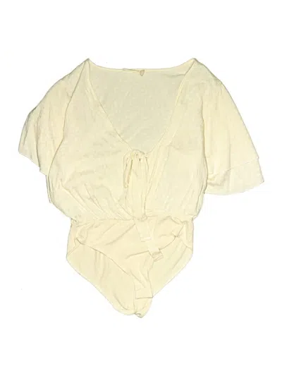 Pre-owned Altar'd State 3/4 Sleeve Blouse In White