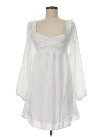 Pre-owned Altar'd State 3/4 Sleeve Blouse In White