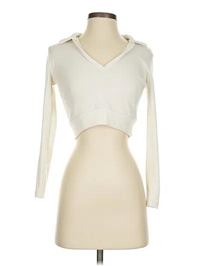 Pre-owned Altar'd State 3/4 Sleeve T-shirt In Ivory