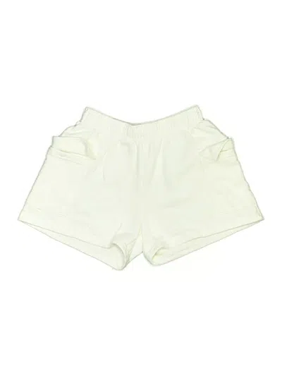 Pre-owned Altar'd State Athletic Shorts In Ivory