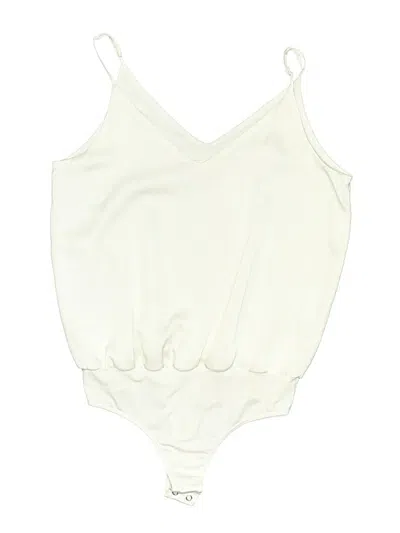 Pre-owned Altar'd State Bodysuit In Ivory