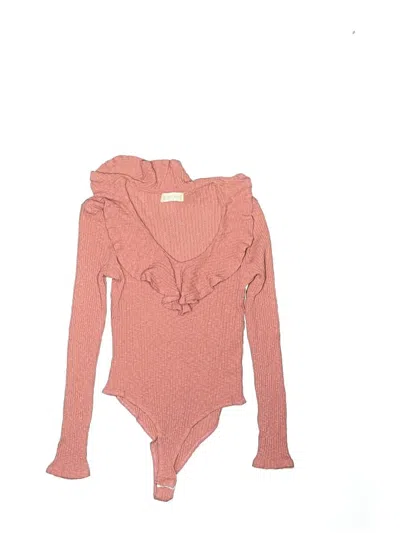 Pre-owned Altar'd State Bodysuit In Pink