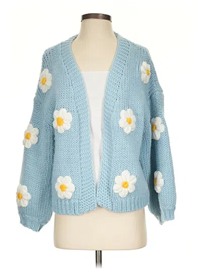 Pre-owned Altar'd State Cardigan Sweater In Blue