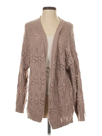 Pre-owned Altar'd State Cardigan Sweater In Brown