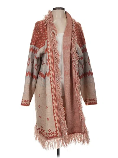 Pre-owned Altar'd State Cardigan Sweater In Brown