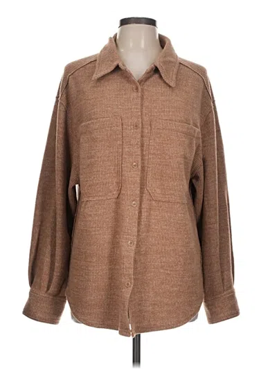 Pre-owned Altar'd State Cardigan Sweater In Brown