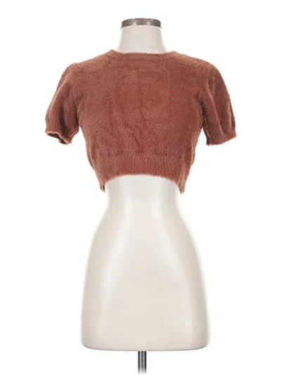 Pre-owned Altar'd State Cardigan Sweater In Brown