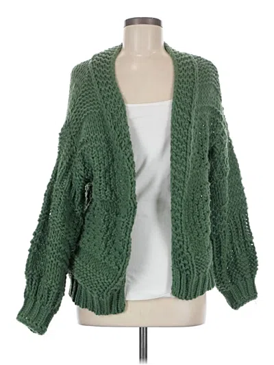 Pre-owned Altar'd State Cardigan Sweater In Green