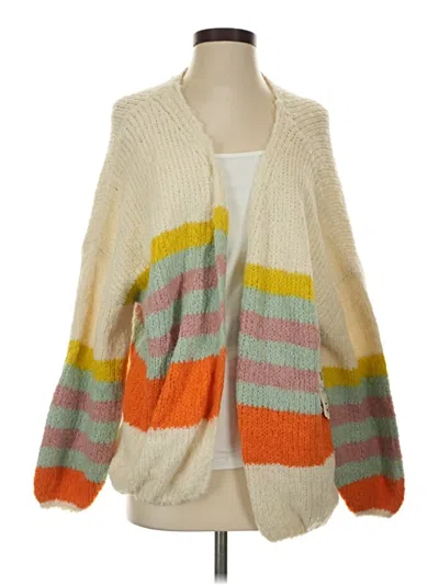 Pre-owned Altar'd State Cardigan Sweater In Ivory