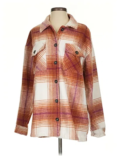 Pre-owned Altar'd State Cardigan Sweater In Orange