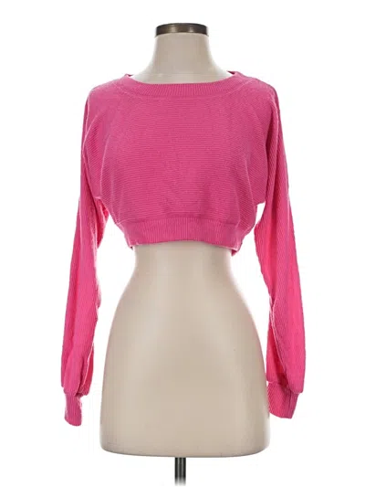Pre-owned Altar'd State Cardigan Sweater In Pink