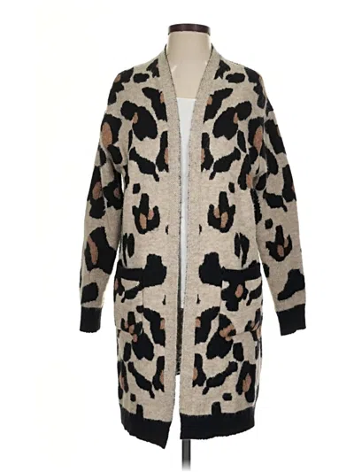 Pre-owned Altar'd State Cardigan Sweater In Tan