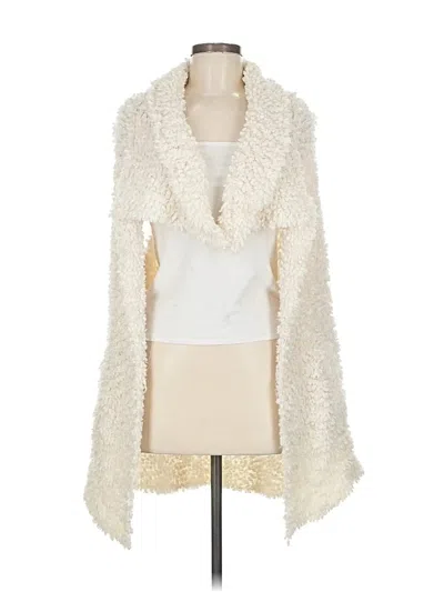 Pre-owned Altar'd State Cardigan Sweater In White