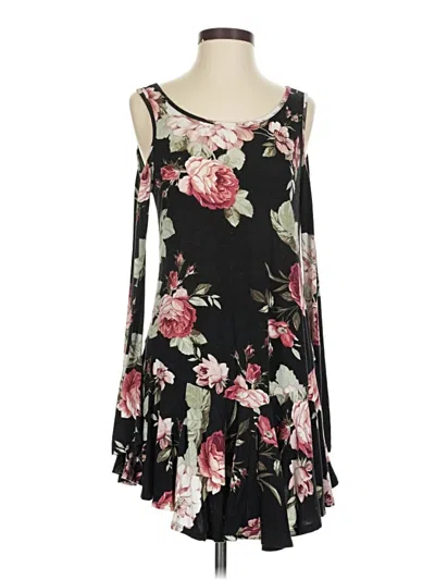 Pre-owned Altar'd State Casual Dress In Black