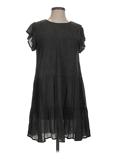 Pre-owned Altar'd State Casual Dress In Black
