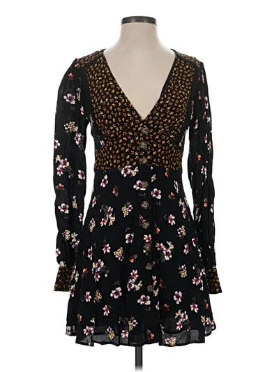 Pre-owned Altar'd State Casual Dress In Black